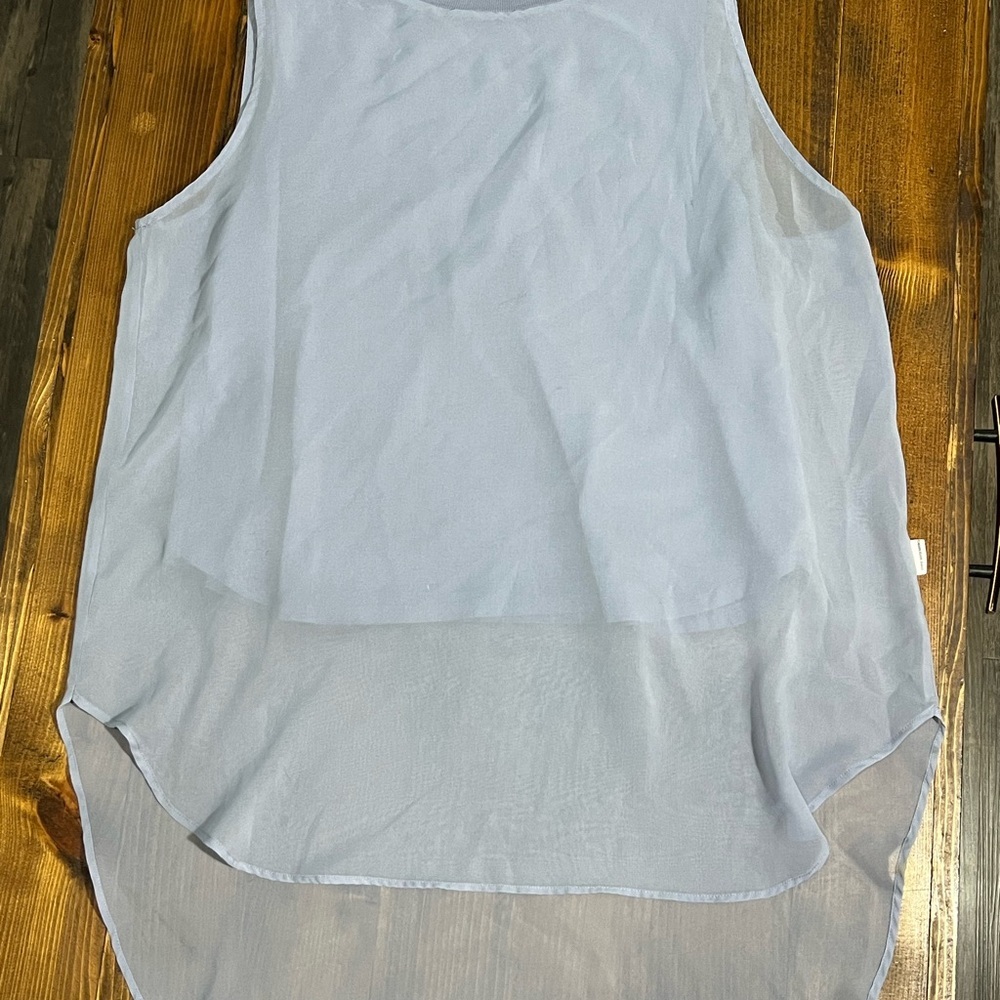 Calvin Klein Jeans Asymmetrical Gray Tank Top